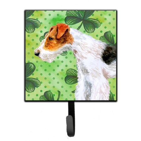 Carolines Treasures Fox Terrier St.Patricks Leash or Key Holder BB9824SH4